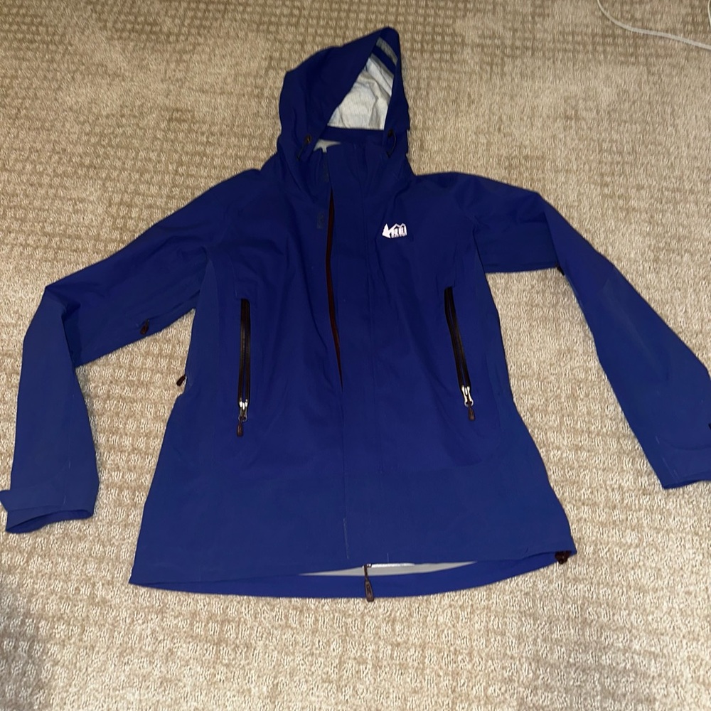 REI Women's Deep Blue Rain Jacket